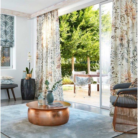 Postelia Amber/Slate Fabric by Harlequin 