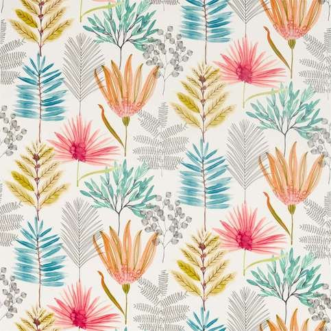 Yasuni Paprika/Kiwi Fabric by Harlequin 