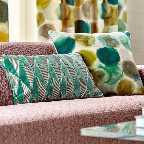 Irradiant Emerald Fabric by Harlequin