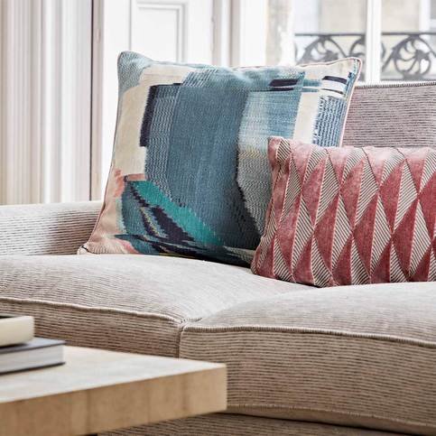 Irradiant Rose Quartz Fabric by Harlequin