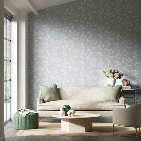 Isabella Sky/Porcelain Wallcovering by Harlequin