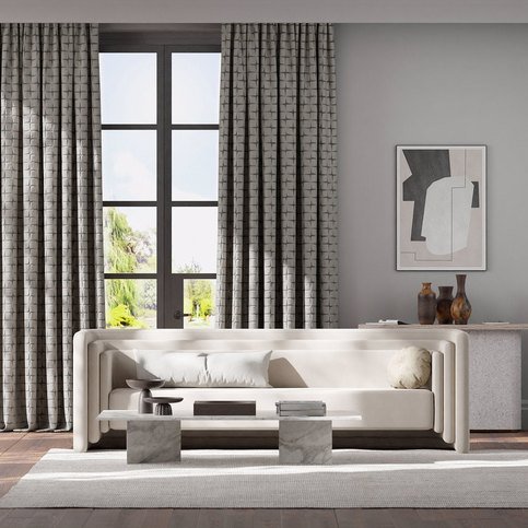 Issoria Dove Fabric by Harlequin