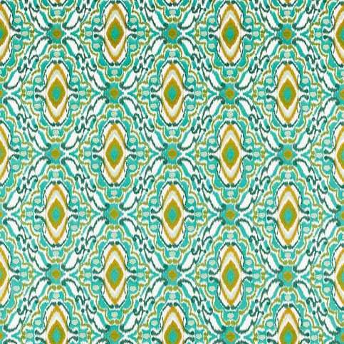Ixora Emerald/Palm/Chartreuse Fabric by Harlequin