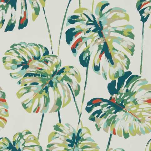 Kelapa Emerald/Zest Wallcovering by Harlequin