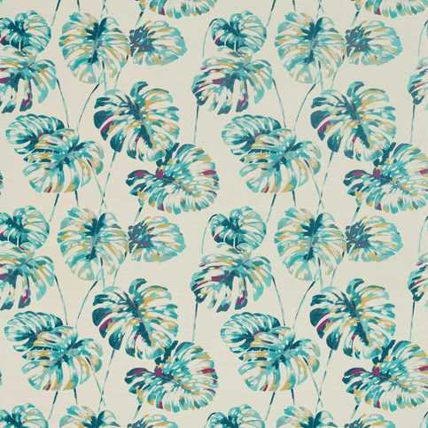 Kelapa Lagoon/Cerise Fabric by Harlequin