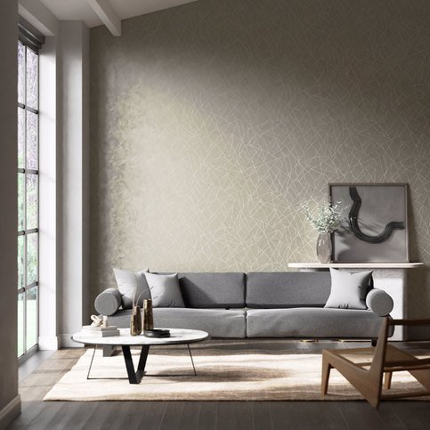 Koto Steel Wallcovering by Harlequin