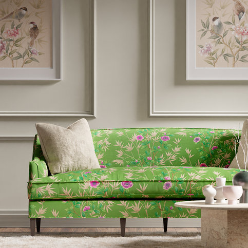 Lady Alford Apple/ Magenta Fabric by Harlequin