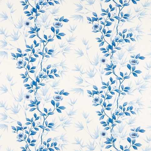Lady Alford Porcelain / China Blue Fabric by Harlequin