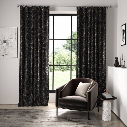 Luminance Ebony Fabric by Harlequin