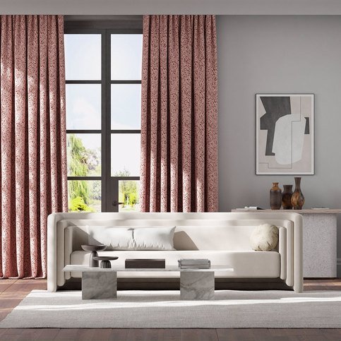 Lyrical Orchid/Brazilian Rosewood Fabric by Harlequin