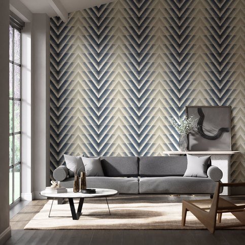 Makalu Moonlight Wallcovering by Harlequin