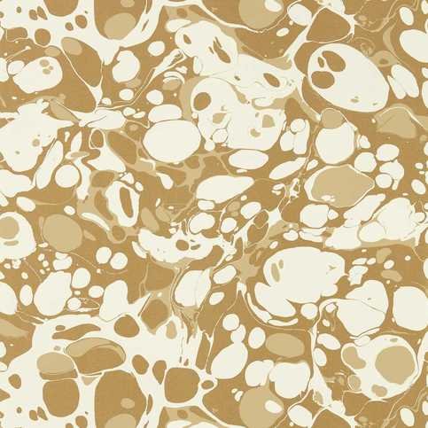 Marble Incense/Soft Focus/Gold Wallcovering by Harlequin