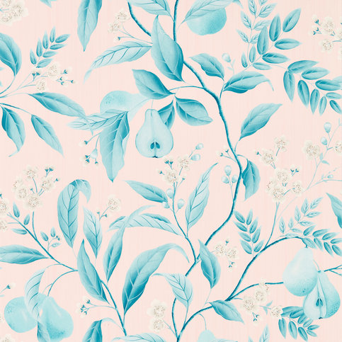 Marie Rose/ Lagoon Wallcovering by Harlequin