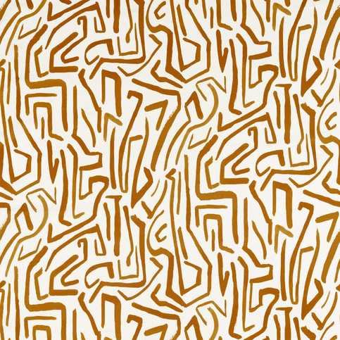 Melodic French Ochre/Paper Lantern Fabric by Harlequin