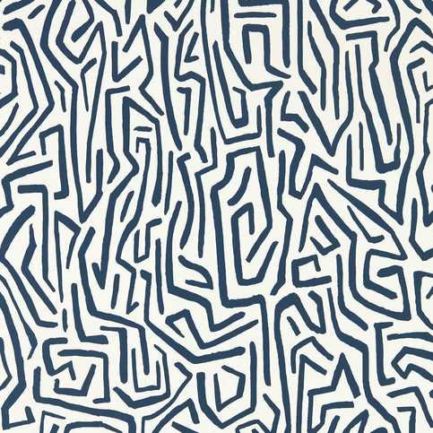Melodic Japanese Ink/Origami Wallcovering by Harlequin
