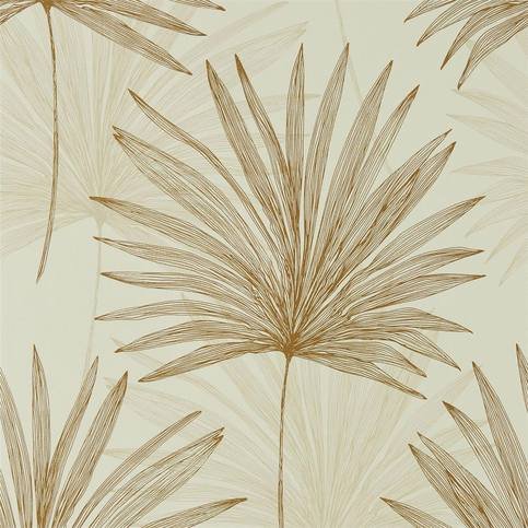 Mitende Oyster/Gold Wallcovering by Harlequin