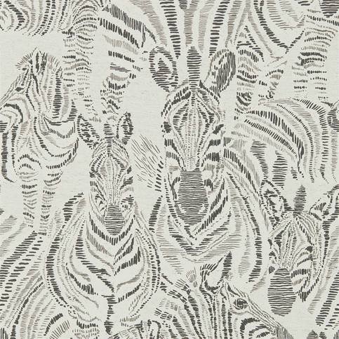 Nirmala Chalk/Ebony Wallcovering by Harlequin