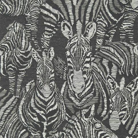 Nirmala Jet/Chalk Wallcovering by Harlequin