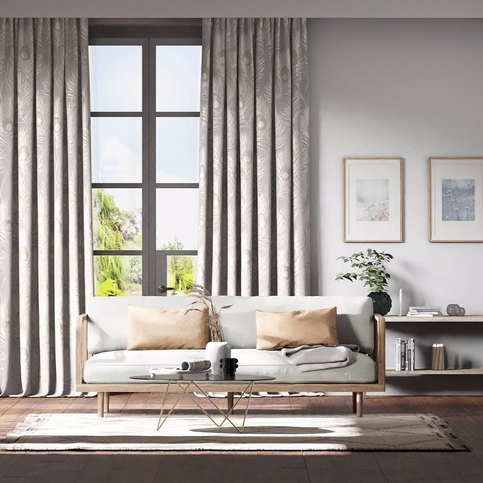 Orlena Rose Gold/Pearl Fabric by Harlequin