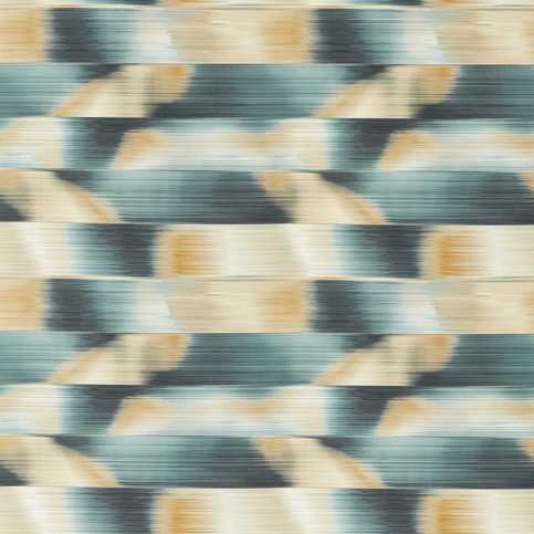 Oscillation Adriatic/ Sand Fabric by Harlequin