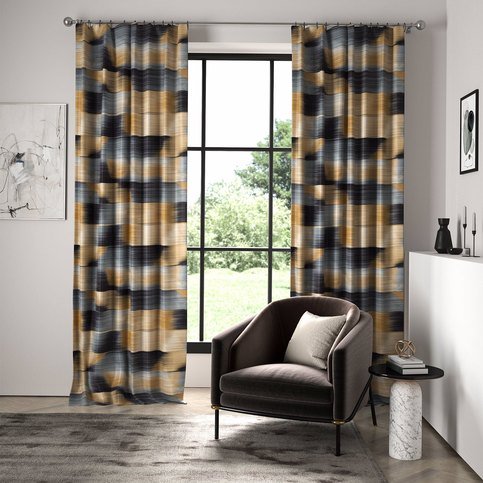 Oscillation Adriatic/ Sand Fabric by Harlequin