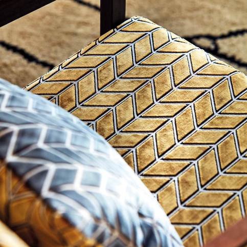 Perplex Ochre Fabric by Harlequin