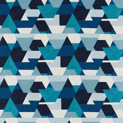 Popova Onsen/Japanese Ink/Silver Willow Fabric by Harlequin