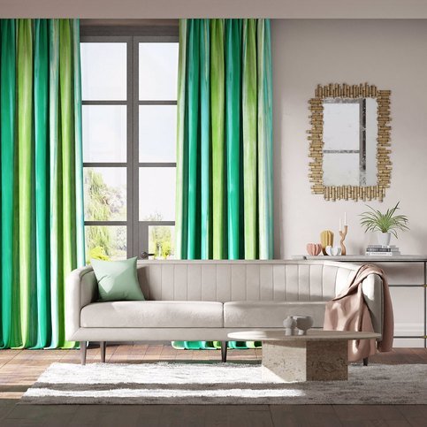 Rewilded Emerald/Azurite/Palm Fabric by Harlequin