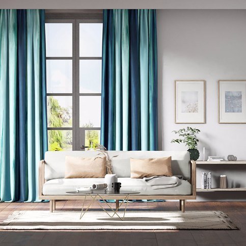 Rewilded Wild Water/Lagoon/Sky Fabric by Harlequin
