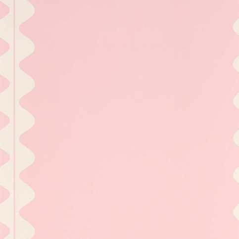 Ric Rac Rose Quartz Wallcovering by Harlequin X Sophie Robinson