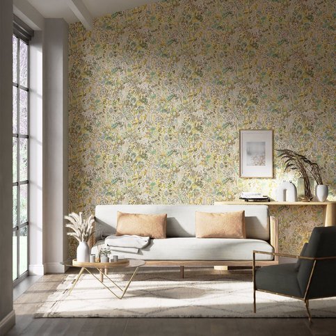 Sanguine Succulent/Seaglass/Nectar/Sail Cloth Wallcovering by Harlequin