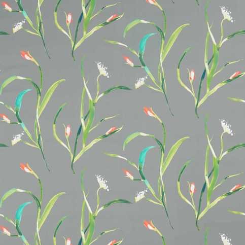 Saona Kiwi/Charcoal Fabric by Harlequin