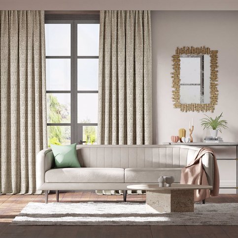 Seduire Oyster Fabric by Harlequin