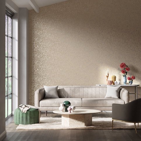 Seduire Oyster/Pearl Wallcovering by Harlequin
