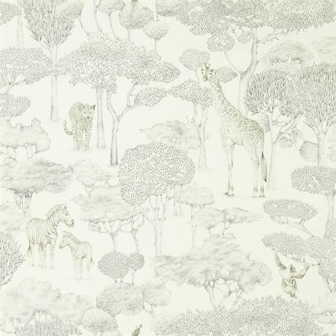 Shamwari Chalk/Slate Wallcovering by Harlequin