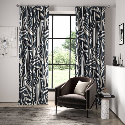 Transverse Ink Fabric by Harlequin