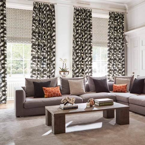 Typhonic Graphite Fabric by Harlequin