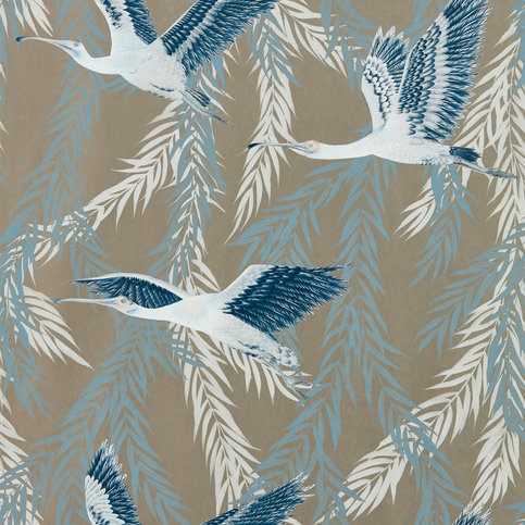 Valentina Exhale /Ink Wallcovering by Harlequin