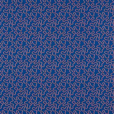 Wiggle Lapis/Spinel Fabric by Harlequin X Sophie Robinson