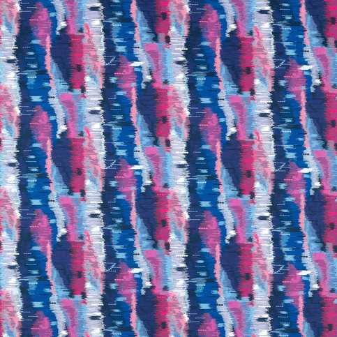 Wilderness Lapis/Carnelian/Ruby Fabric by Harlequin X Sophie Robinson