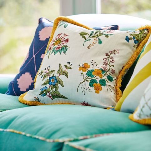 Woodland Floral Peridot/Ruby/Pearl Fabric by Harlequin X Sophie Robinson