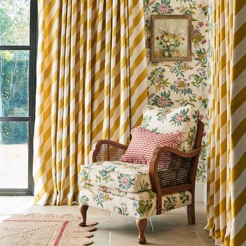 Woodland Floral Peridot/Ruby/Pearl Fabric by Harlequin X Sophie Robinson