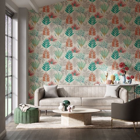 Yasuni Paprika/Kiwi Wallcovering by Harlequin