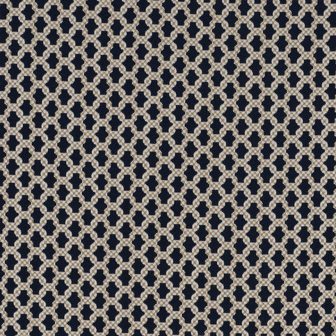 Asscher Baritone Blue Fabric by James Hare 