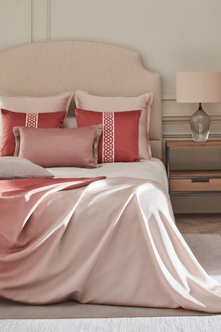 Bute Pink Fabric by James Hare 