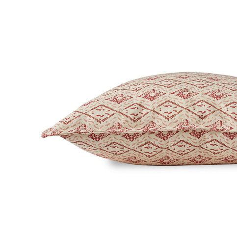 Dacca Cushion Red/Pink by James Hare 