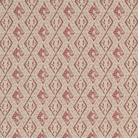 Dacca Red/Pink Fabric by James Hare 