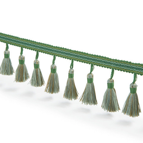 Howdah Fringe Green by James Hare 