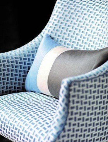 Abstract Blue Fabric by James Hare 