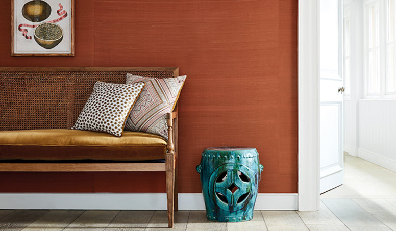 Beauchamp Velvet Ochre Fabric by James Hare
